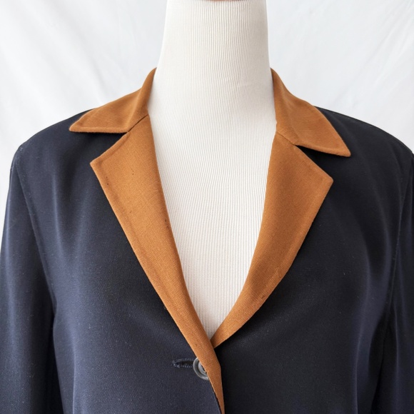 Vintage Piazza Sempione Long Wool Blazer Could also be worn as a dress Size 10 - Picture 5 of 12